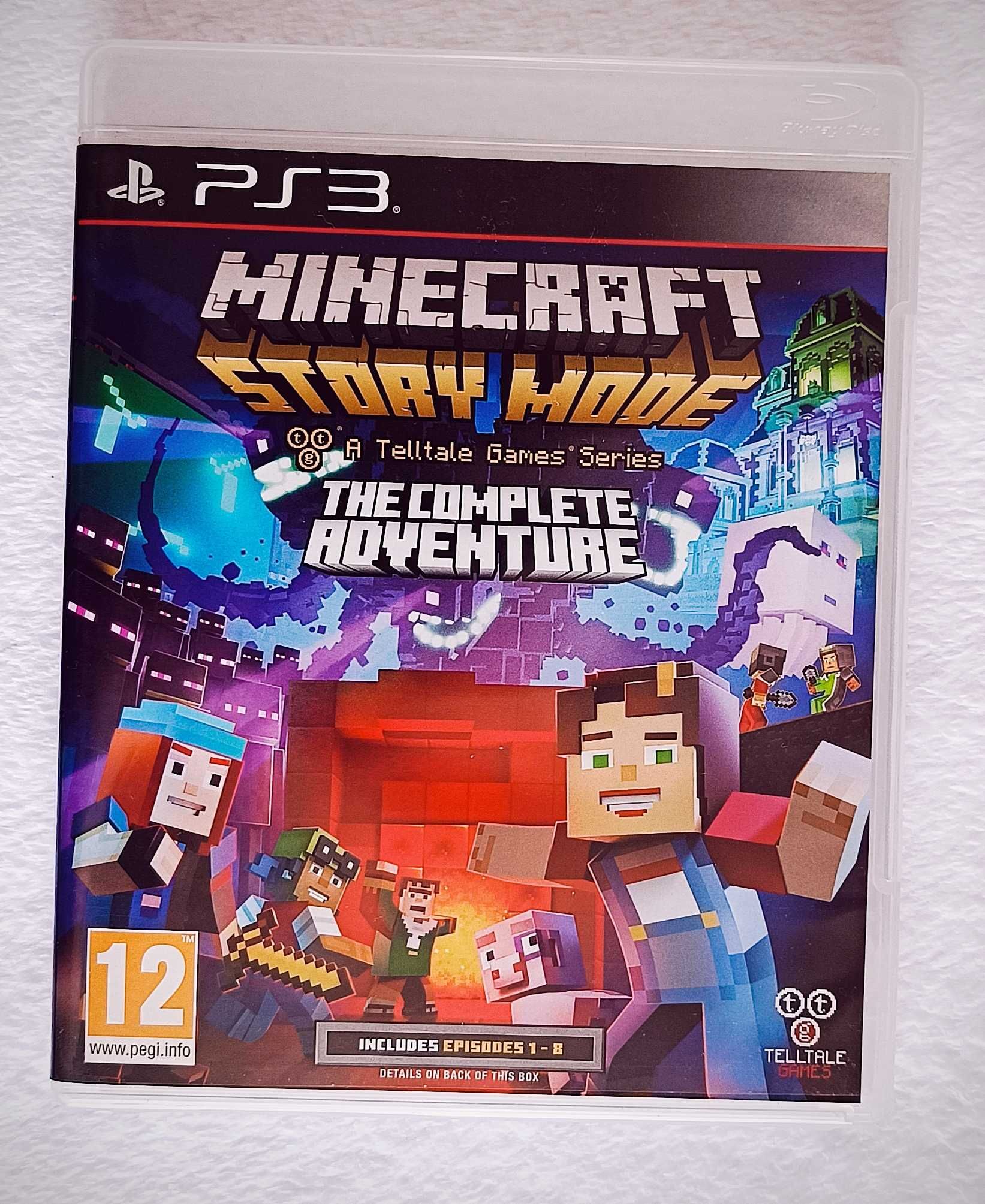 Minecraft Story Mode The Complete Adventure PS3 Epizody 1-8