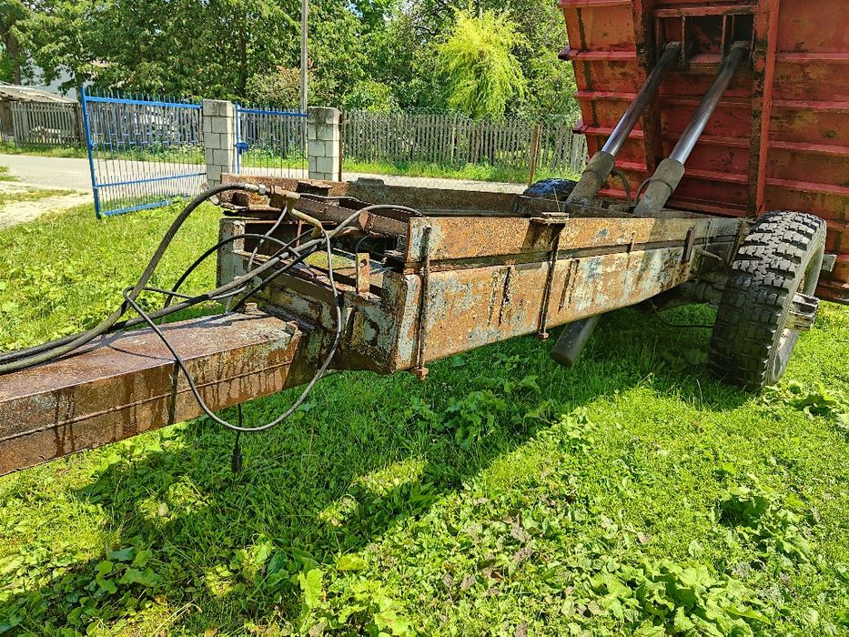 Przyczepa Skorupowa wywrotka kiper tandem jedno ośka
