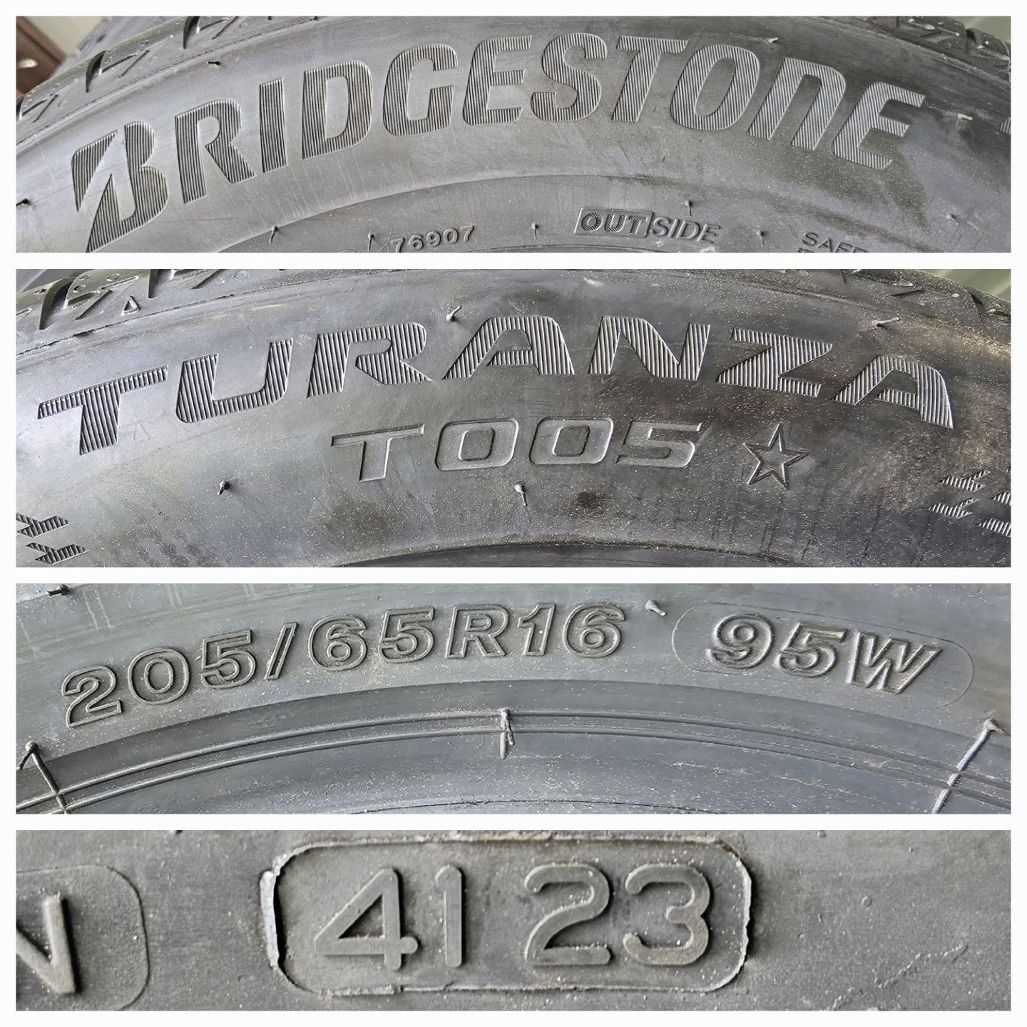 Bridgestone Turanza T005 * 205/65r16 95W