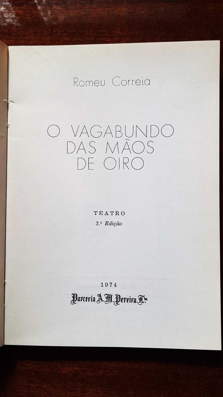 livro: Romeu Correia "O vagabundo das mãos de oiro"