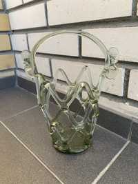 Koszyk dekoracyjny zdobny szklany
