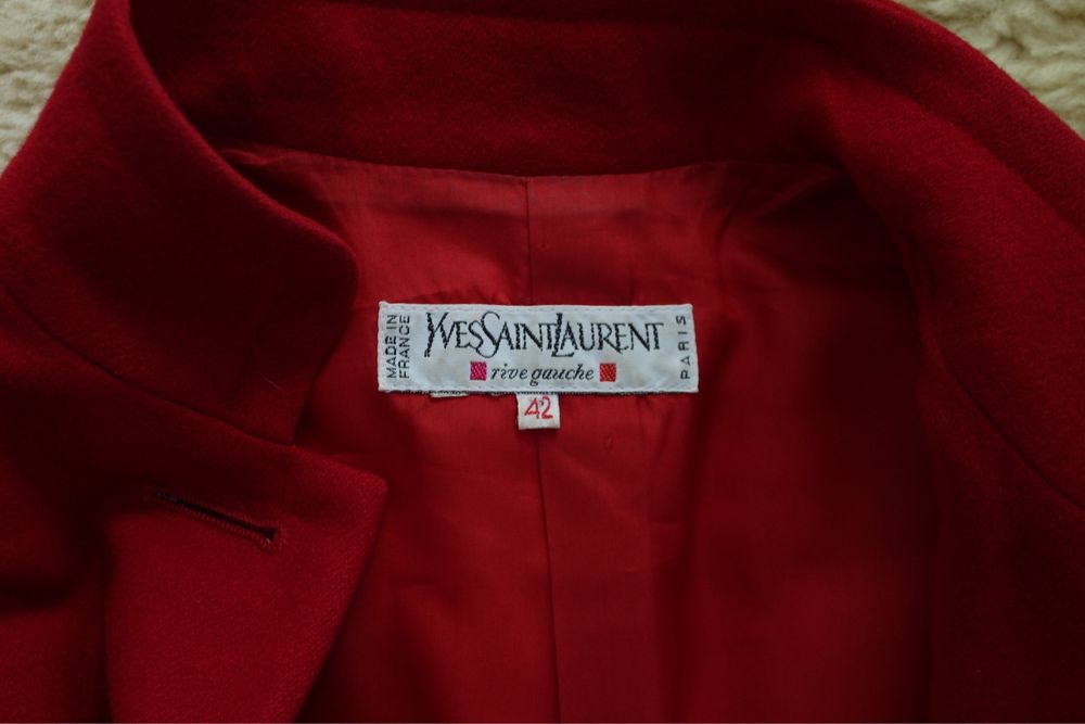 Розкішний,вінтажний піджак 80-тих рр. Yves Saint Laurent вовна