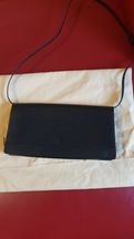 Louis Vuitton LV Honfleur black epi leather clutch.