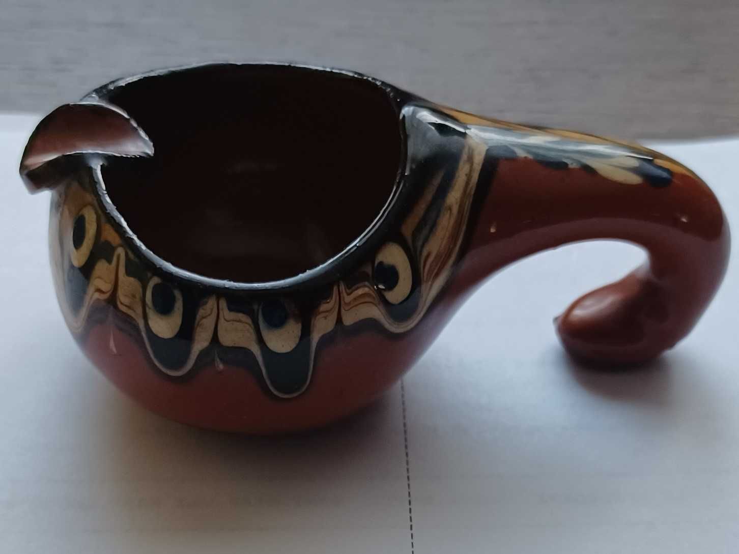 Popielniczka - Vintage Art Bułgaria ceramika trojańska