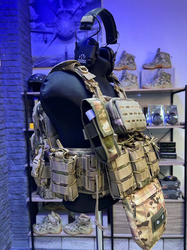 Оригінал плитоноска Singl Sword мультикам, бронижелет, плитоноска