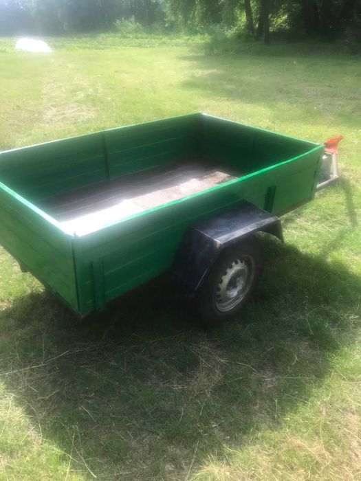 Причіп мотоблока. Причеп на трубі 50мм з сцепкою