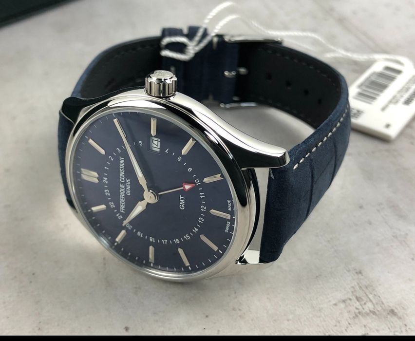 Relógio NOVO - Frédérique Constant - Classics GMT - FC-252NS5B6