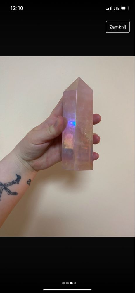 Krysztal Rose Quartz