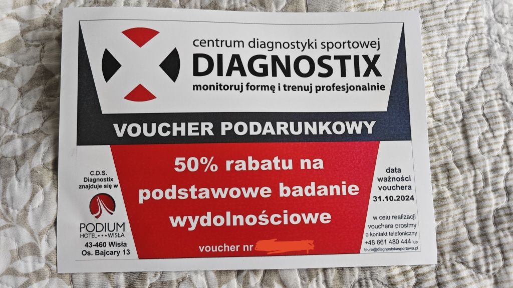 Voucher na badania wydolnościowe