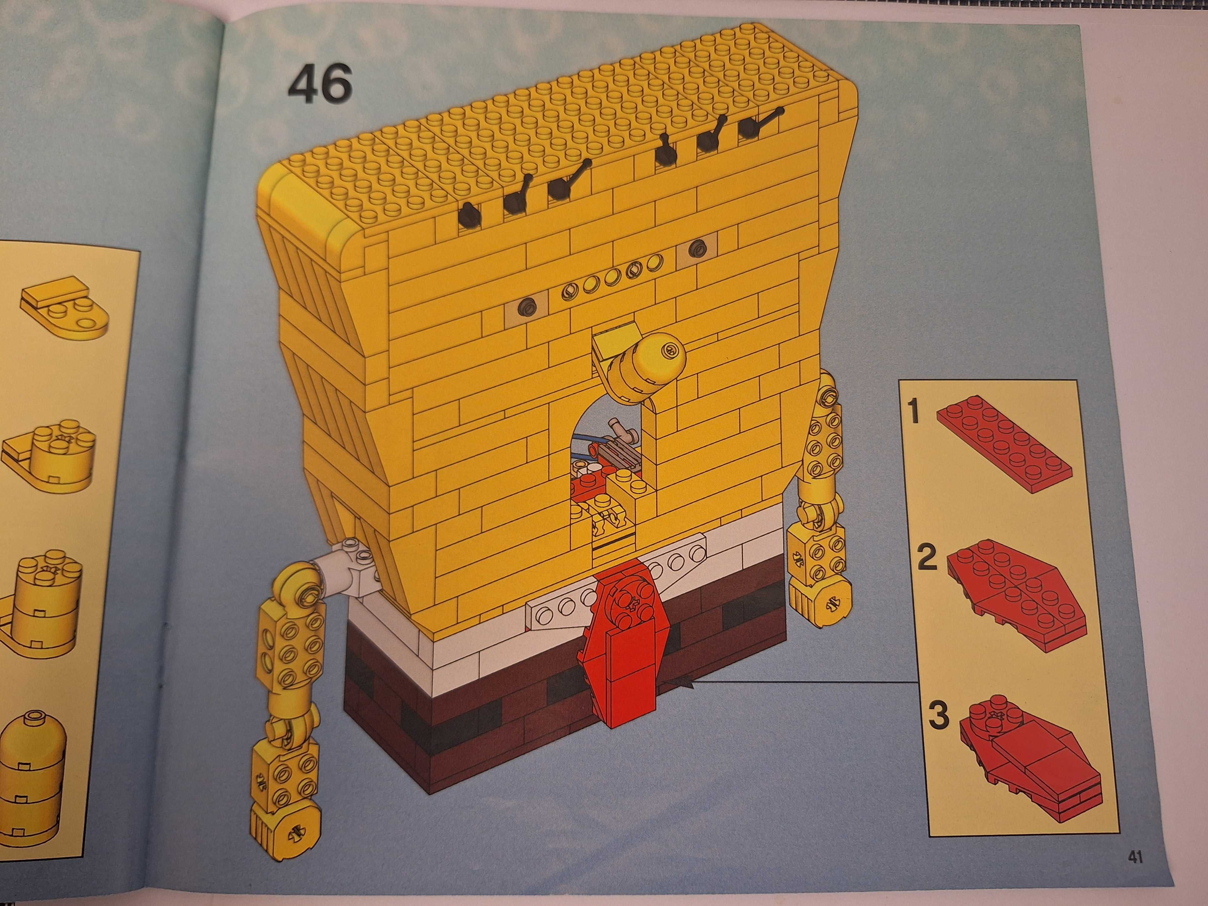 Lego instrukcja 3826 SpongeBob SquarePants - brak pierwszej strony(R)