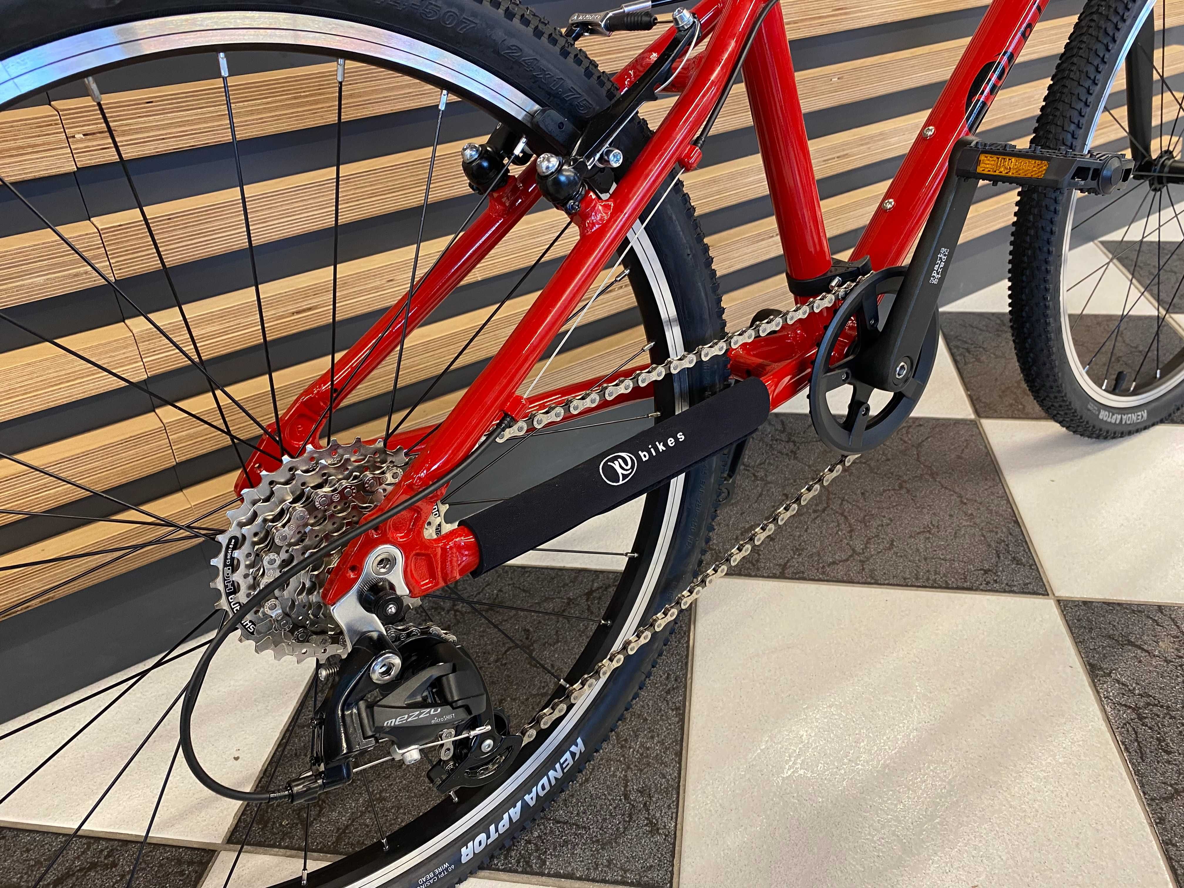 Rower dziecięcy KUBIKES 24S 24L Red czerwony 24 cale KRAKÓW