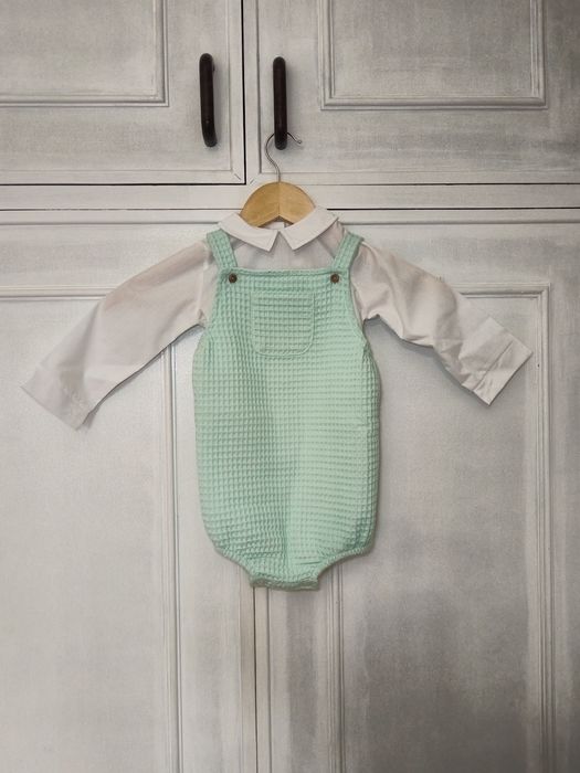 Camisa + Jardineira para bebé