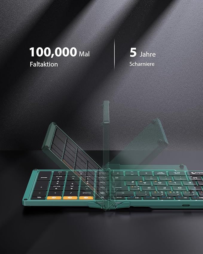 ProtoArc XK01 Składana Klawiatura Bluetooth z Numerycznym Blokiem