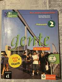 Podręcznik i ćwiczenia do języka hiszpańskiego Gente 2 B1