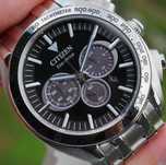 Citizen Carson Chronograph Eco-Drive CA4540-54E, sapphire