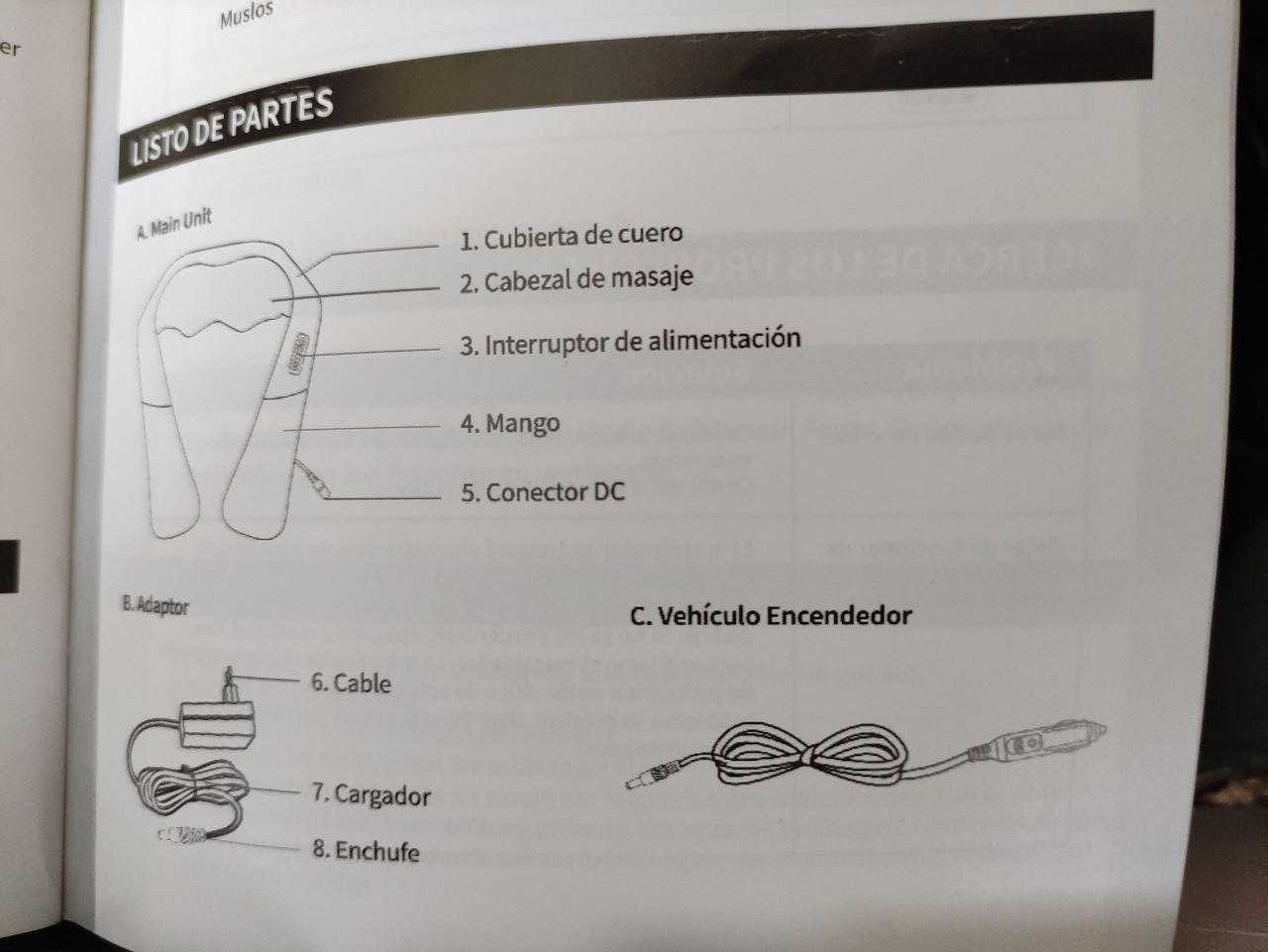 Aparelho de Massagens com calor