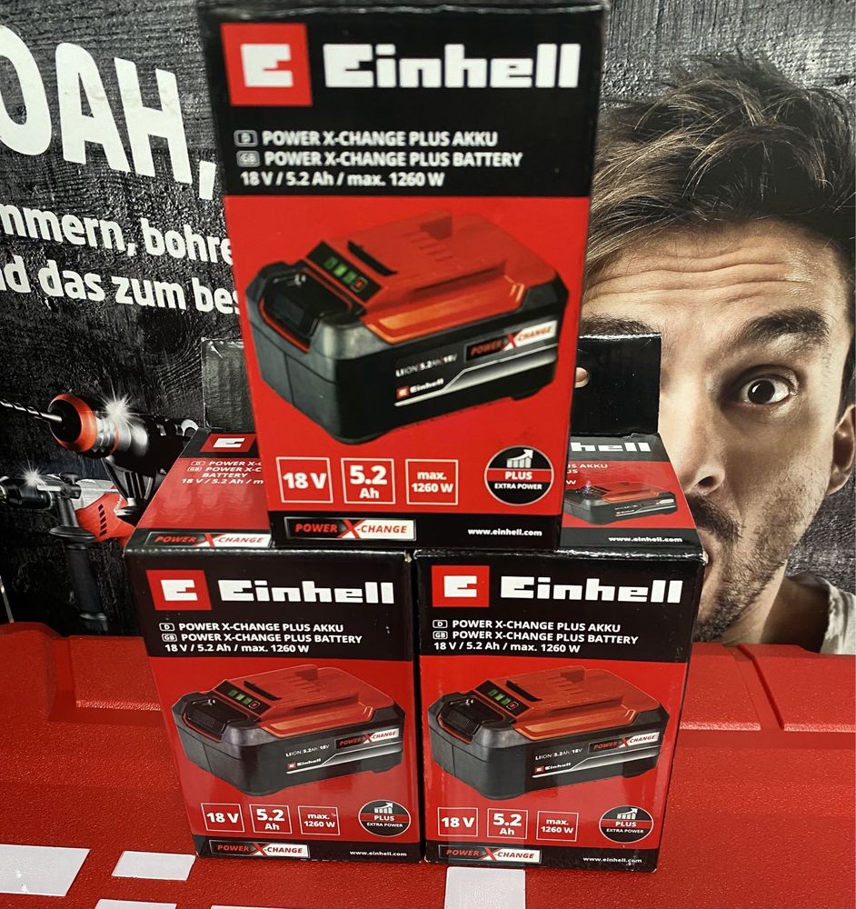 Акумулятор  Einhell 18V 5,2 Ah (4511437)