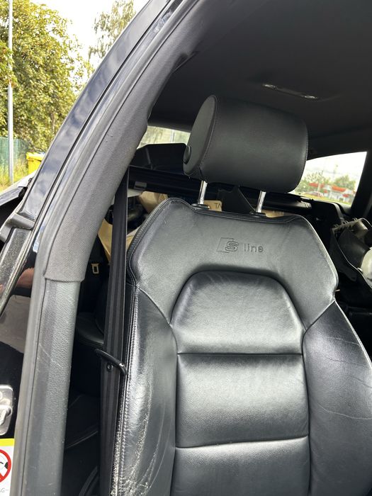 Fotele audi a6 c6 sline skora pogrzewane