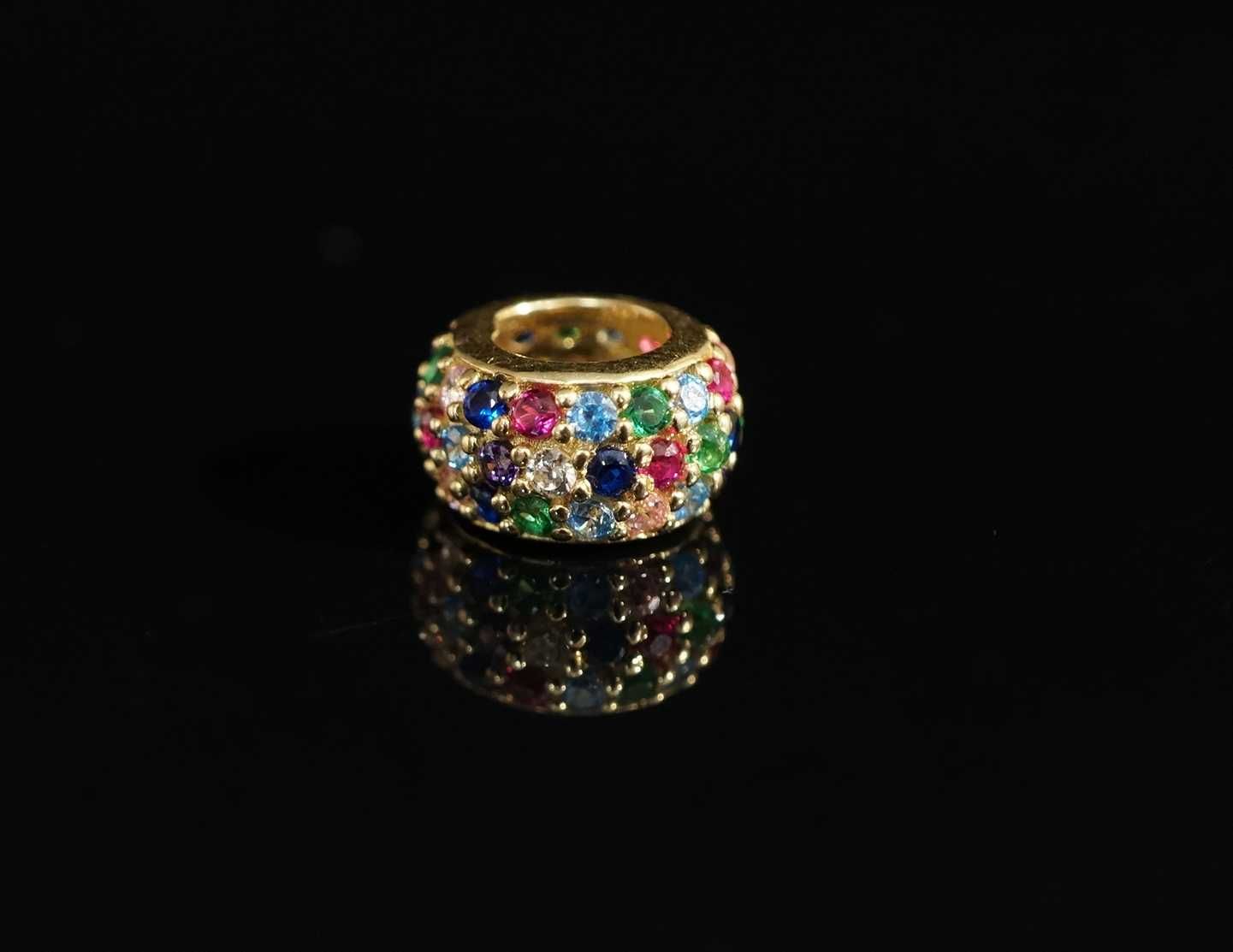 Złoto 585 - złota zawieszka beads