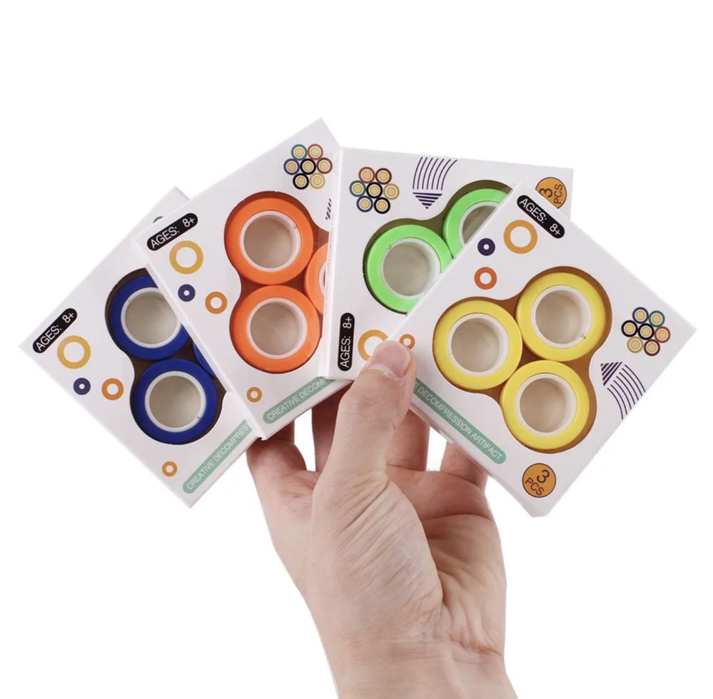 Спінер Spinner Магнітні кільця антистрес!