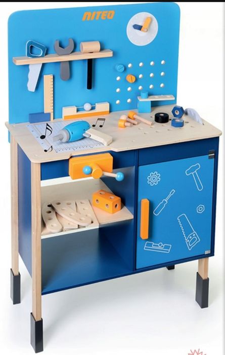 Дерев'яна майстерня з інструментами ELEFUN NITEO