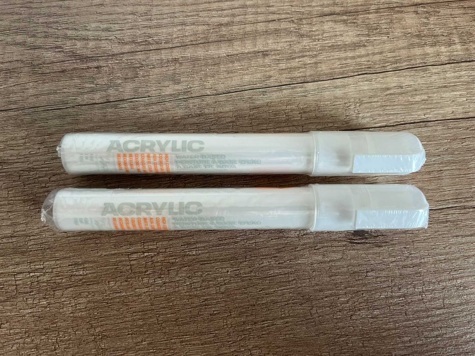 Montana Acrylic Marker 2mm – 2szt biały Marker Akryl Montana Cans