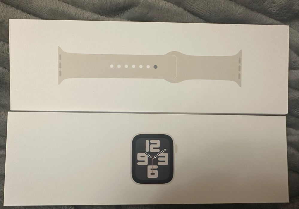 Apple watch SE gen2 GPS S/M Starlicht Al StarA2722 open box