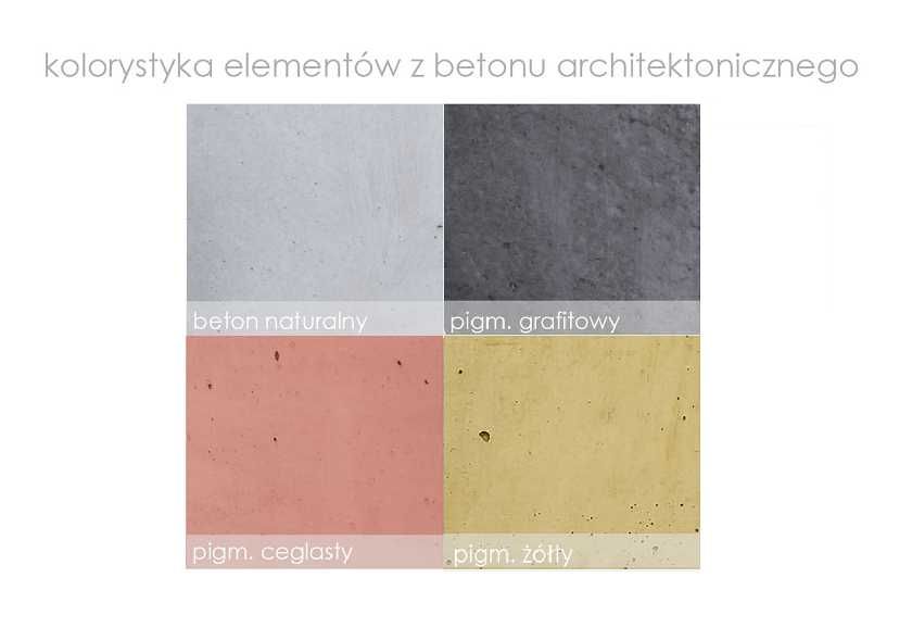 Ławka betonowa z donicami Ł05 Kolory beton