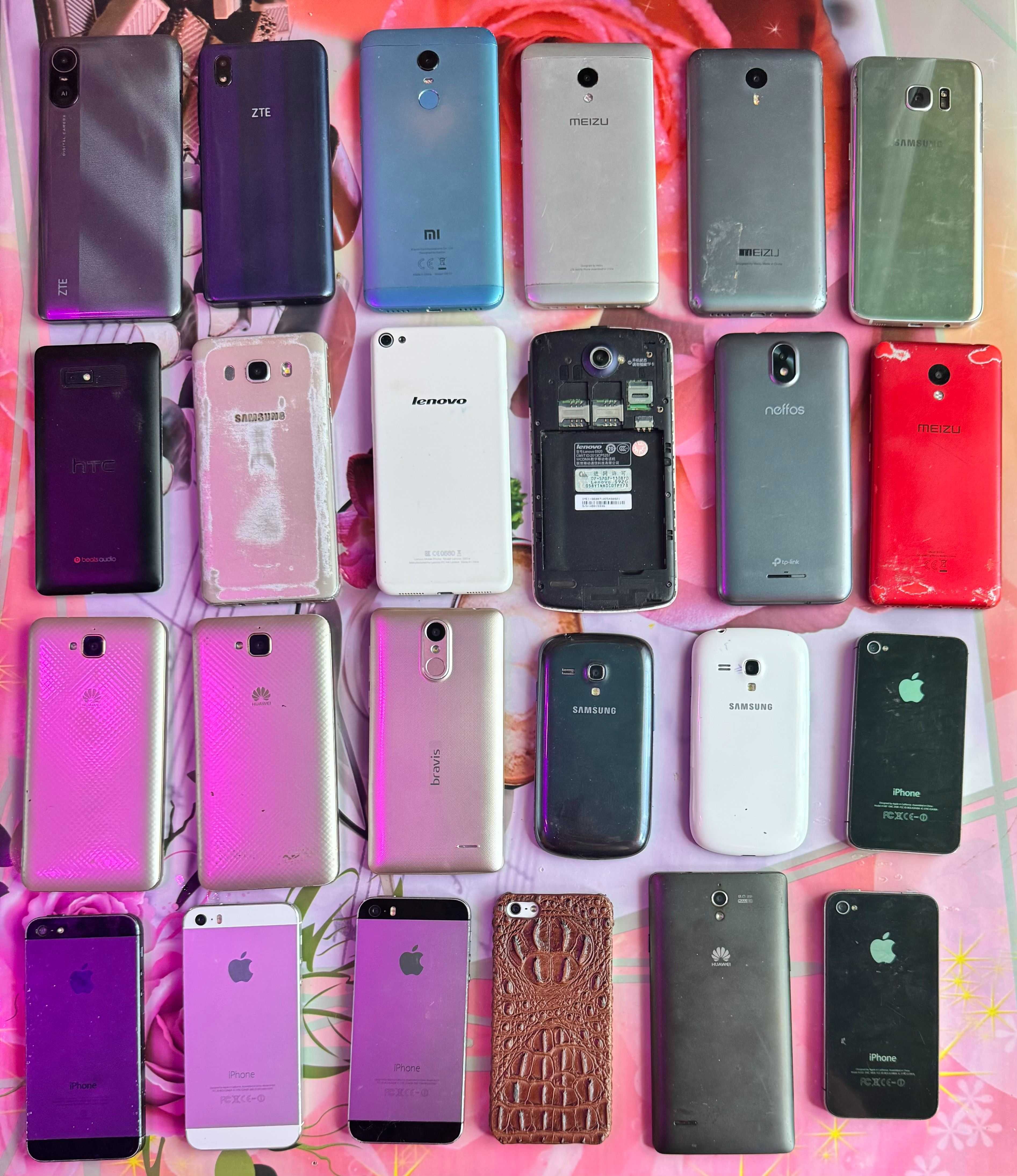 Смартфоны Samsung,Huawei,Xiaomi,Iphone,ZTE
