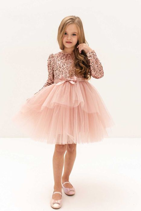 Святкове плаття для дівчинки 5-6 років, плаття для фотосесії