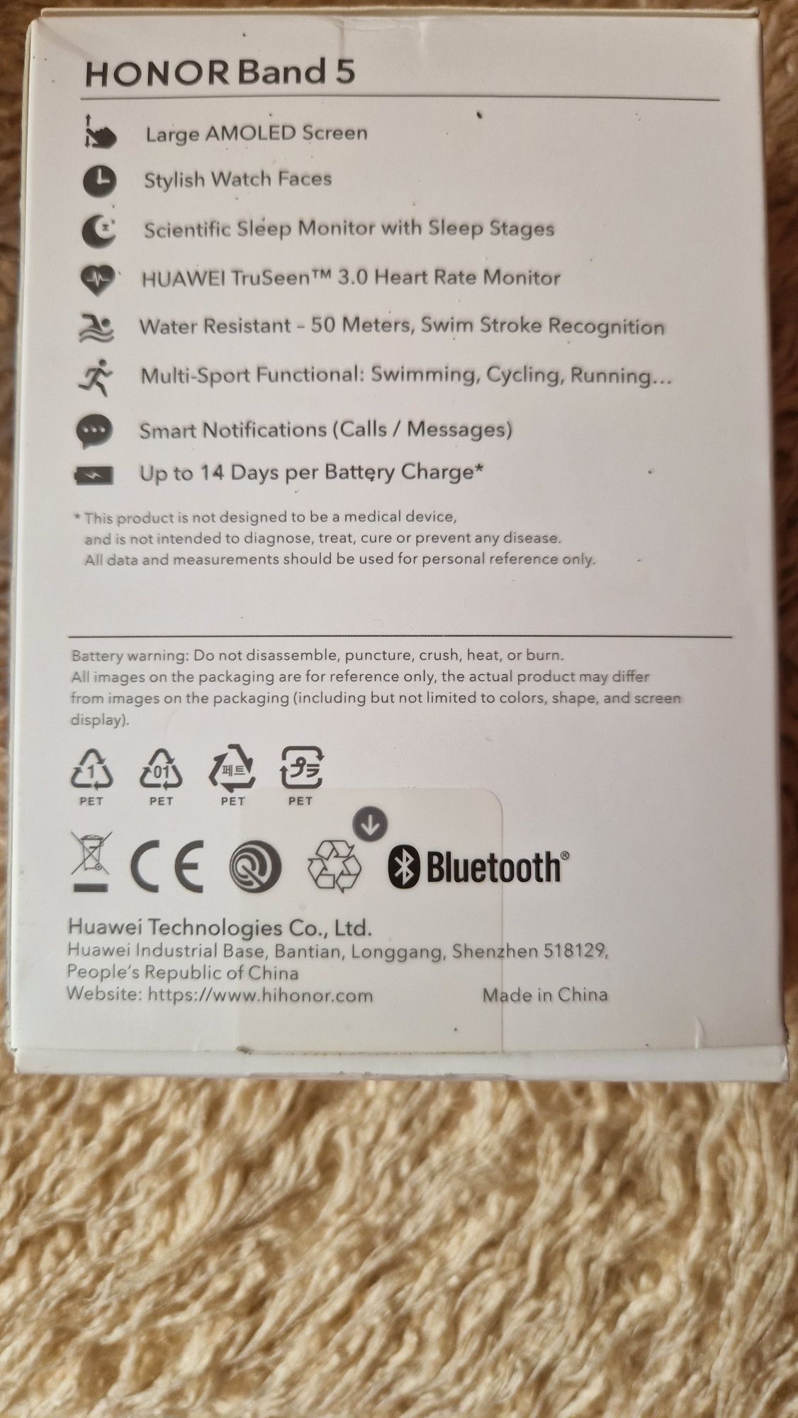 Smartband/opaska sportowa + 2 paski