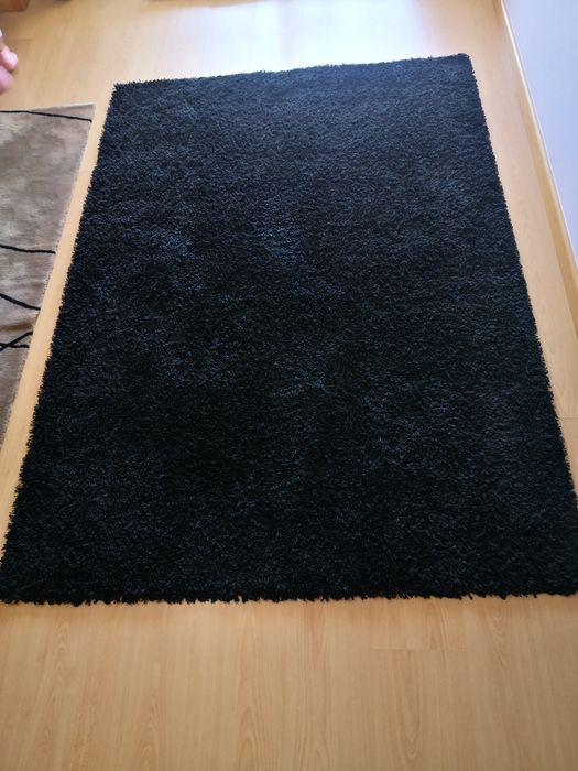 Carpete Tapete de cor Preta