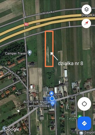 Wynajmę Ogrodzony Plac 5 min od lotniska Chopina trasa S7