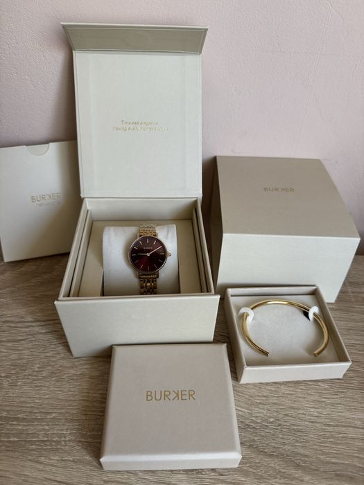 Burker Ruby Petite Gold Burgundy