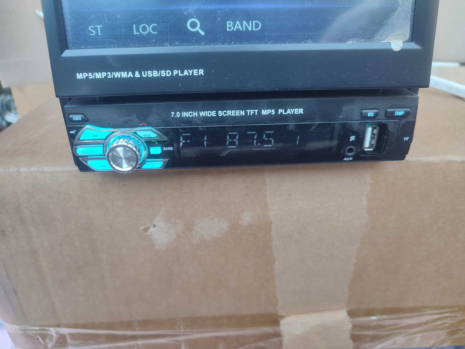 RADIO SAMOCHODOWE 7.0 INCH WIDE SCREEN MP5 wysuwane 7 cali bluetooth