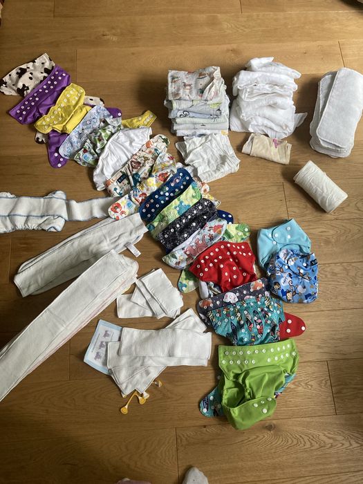 Wielki zestaw pieluch wielorazowych - dla bliźniaków wielopielo