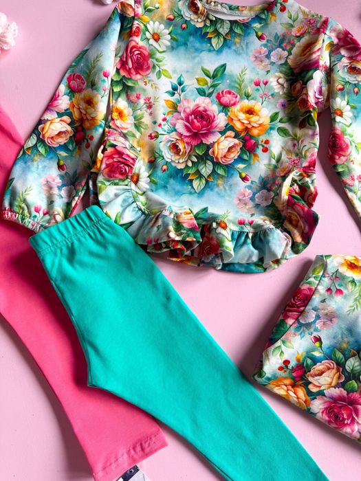 Mam ten luz nowość legginsy cukierek gładkie klasyczne różowe 116/122