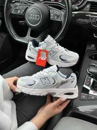 ЗНИЖКА! Жіночі кросівки New Balance 530 White Silver Navy Premium