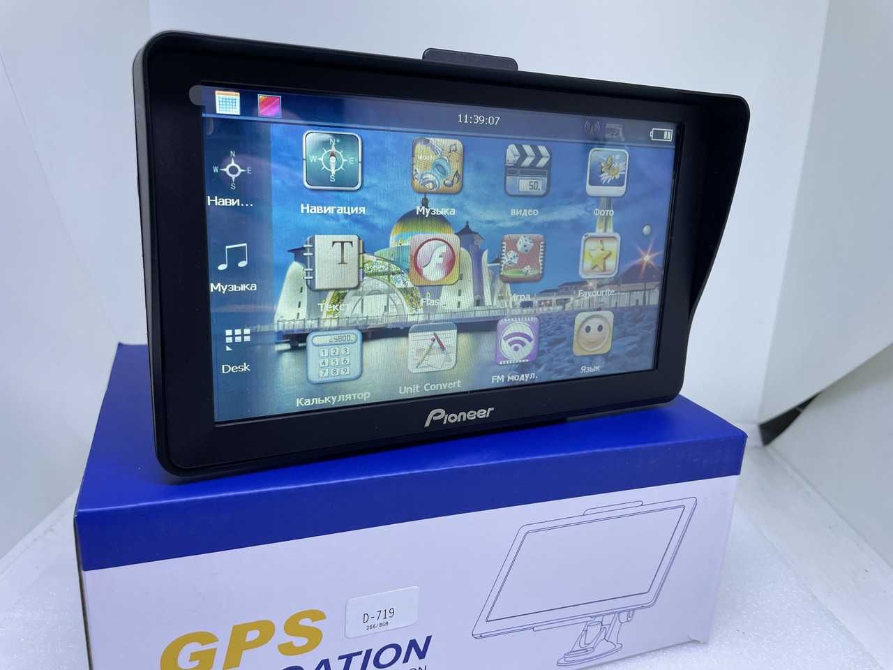 Супутниковий GPS навігатор Pioneer, карти Європи та України 2025р!