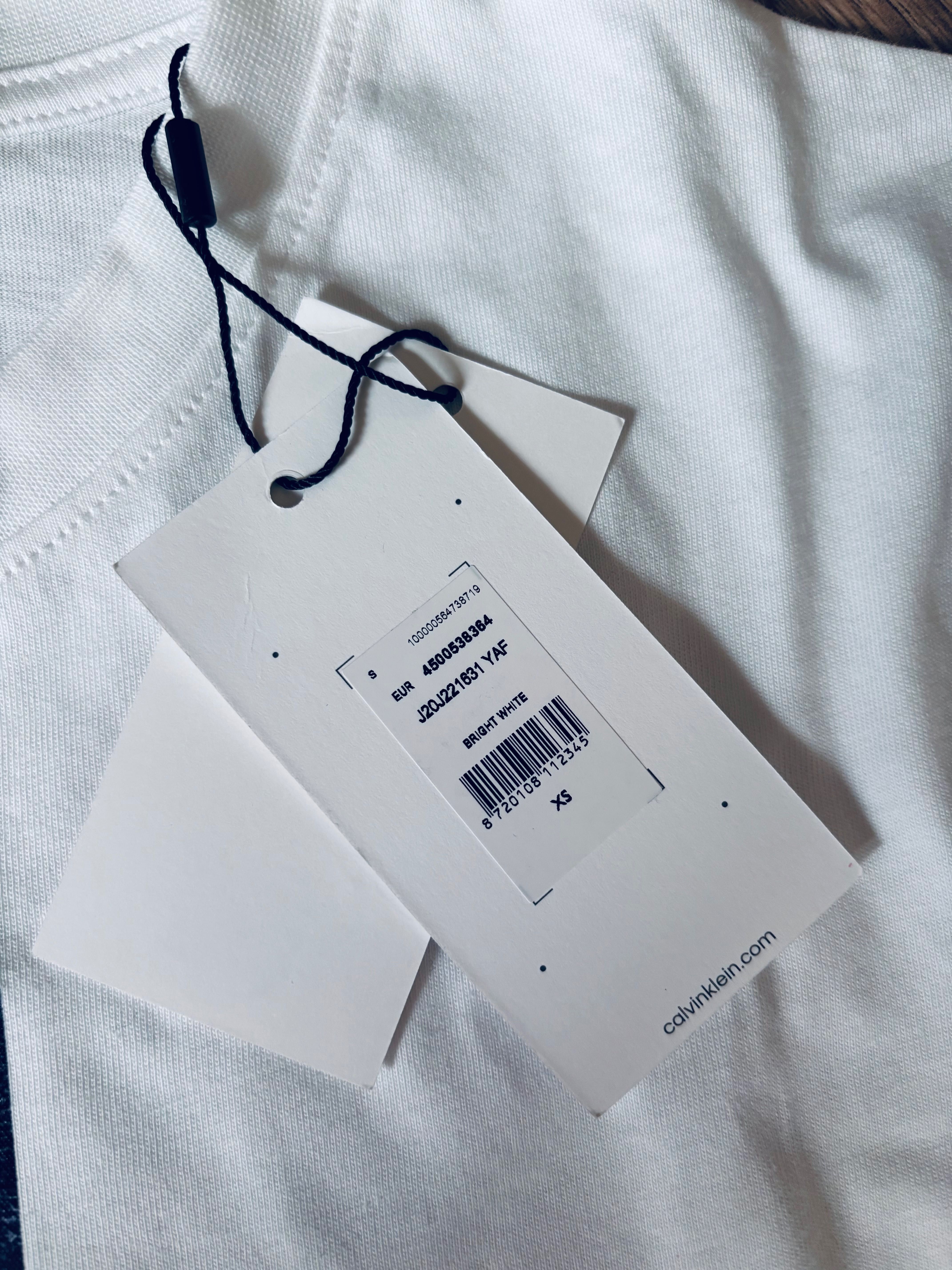 Calvin klein Jeans koszulka damska nowa xs/s biała