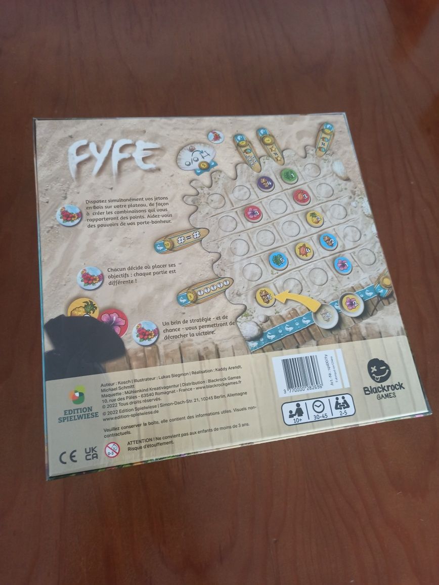 Jogo de tabuleiro Fyfe NOVO/SELADO