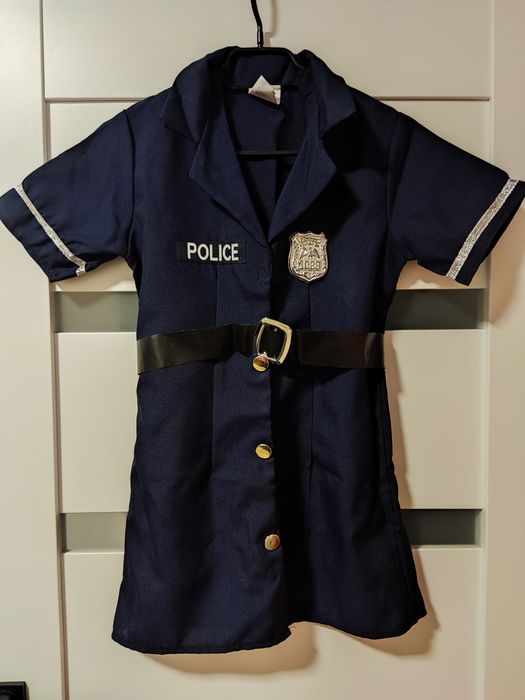 Sukienka, przebranie policjantka