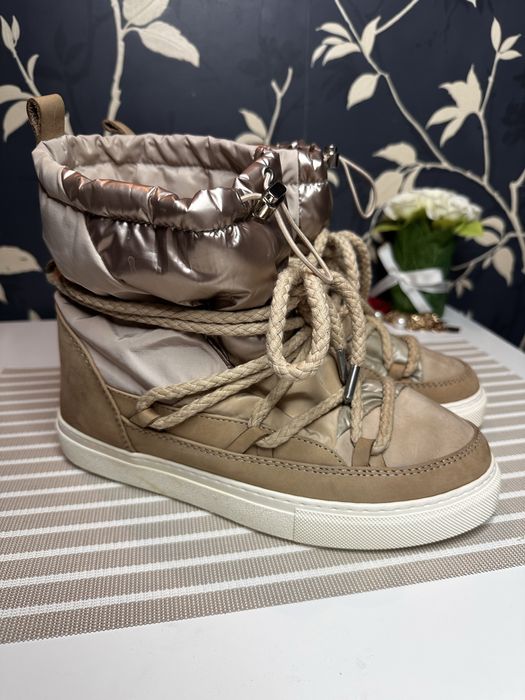 Inuikii суперскі  дутики, натур овчина, нубук