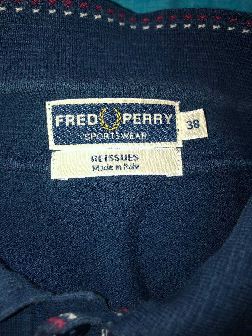 поло лонгслив  Fred Perry Италия винтаж