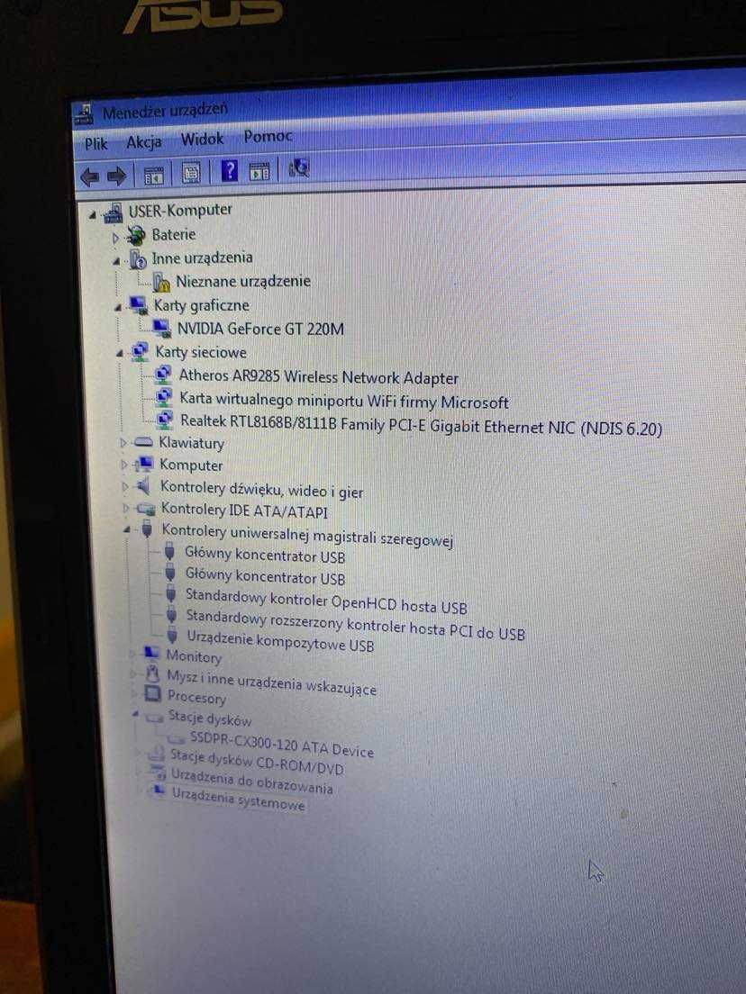 Laptop ASUS PRO79I 17,3 cale