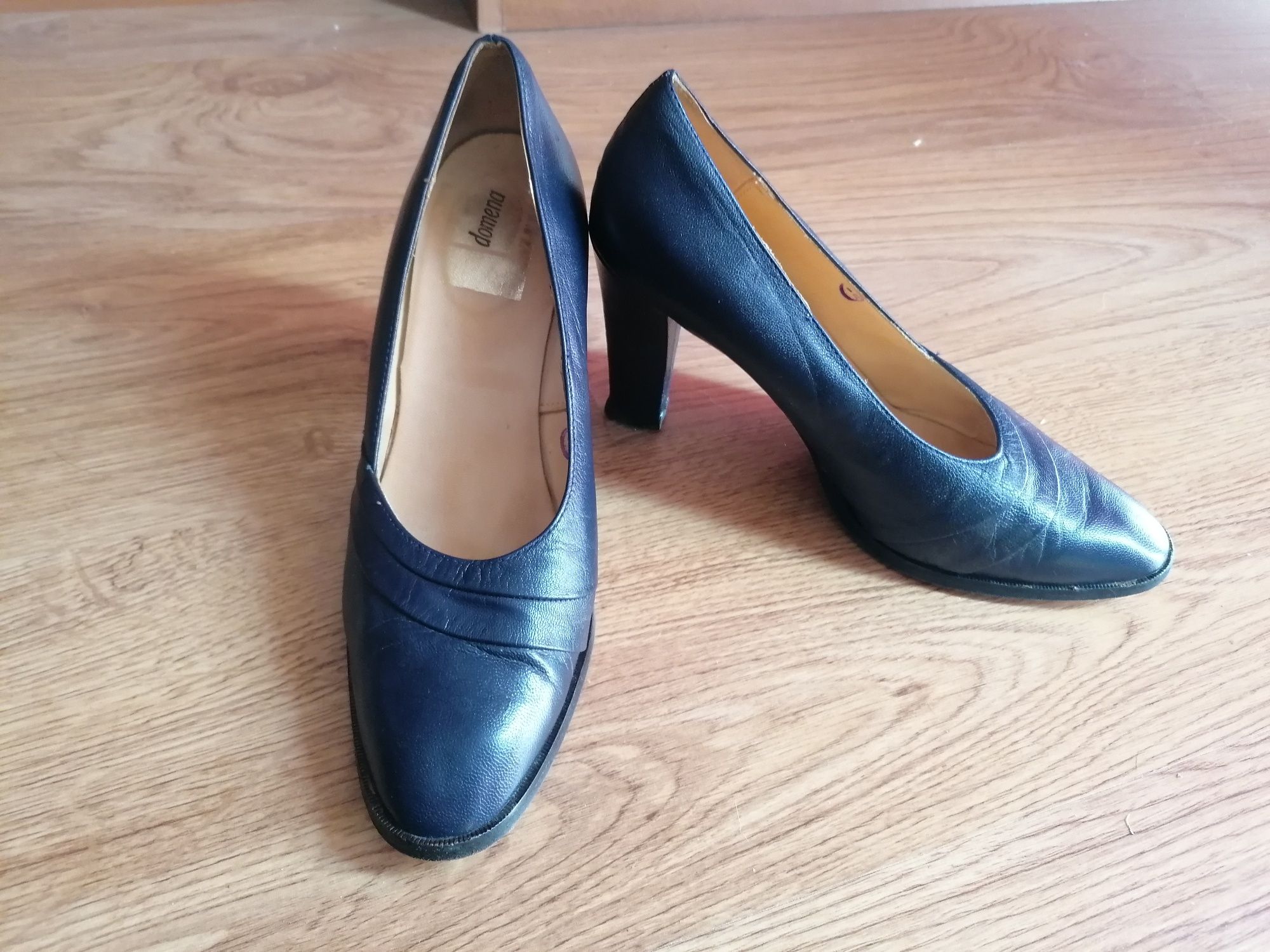 Domena Poznań buty skórzane polskie retro