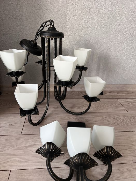 Lampa wisząca plus kinkiet