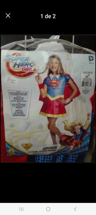 Fantasia Super Girl 8/10 anos