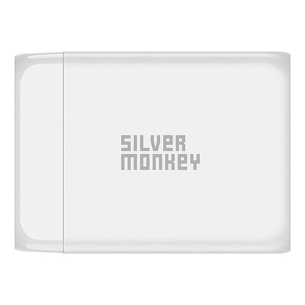 Ładowarka GaN Silver Monkey Sma156, 200w 3x Usb-c Pd Usb-a Qc 3.0 z od
