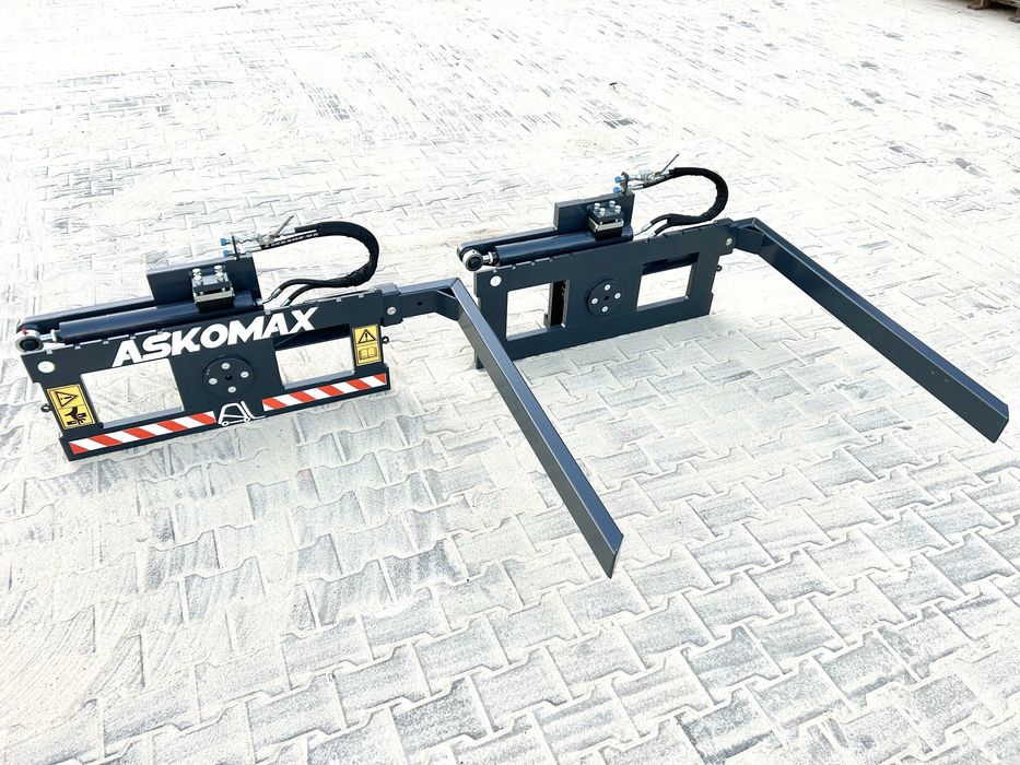 Obrotnica wywrotnica do wózka widłowego ciągnika skrzyniopalet skrzyń